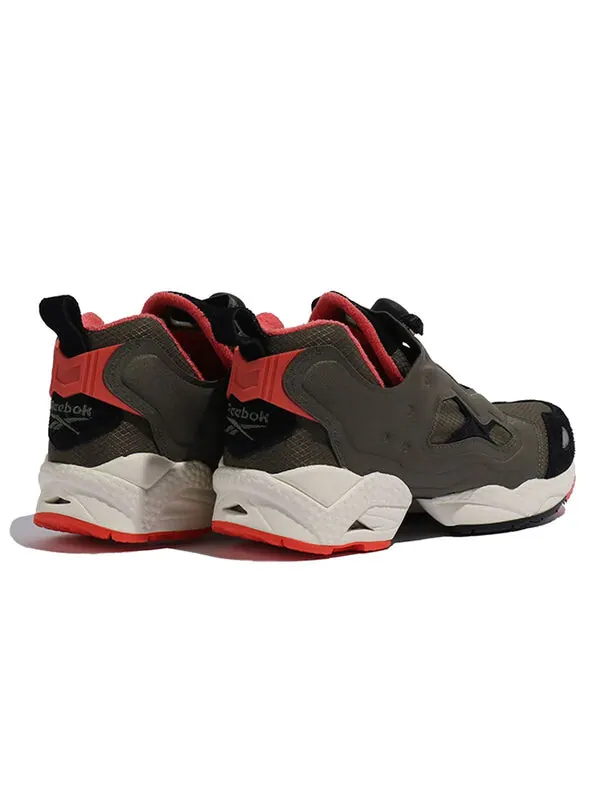 Кроссовки instapump fury 95 'arny green orange flare' Reebok — изображение 4 из 4, зеленый/черный/оранжевый