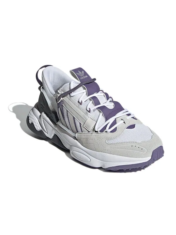 Кроссовки ozweego zip Adidas — изображение 3 из 4, белый/серый/черный