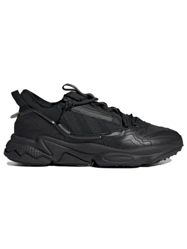Кроссовки оригинальные ozweego zip shoes Adidas — изображение 2 из 4, черный