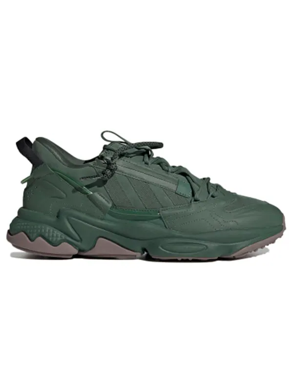 Кроссовки ozweego zip Adidas — изображение 2 из 4, зеленый