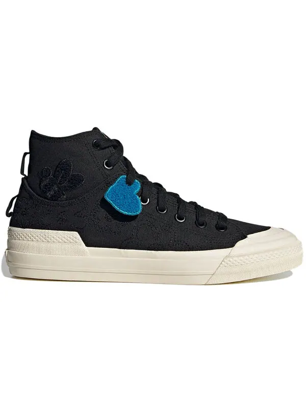 Кроссовки melting sadness x nizza high dl Adidas — изображение 2 из 4, черный/синий/зеленый