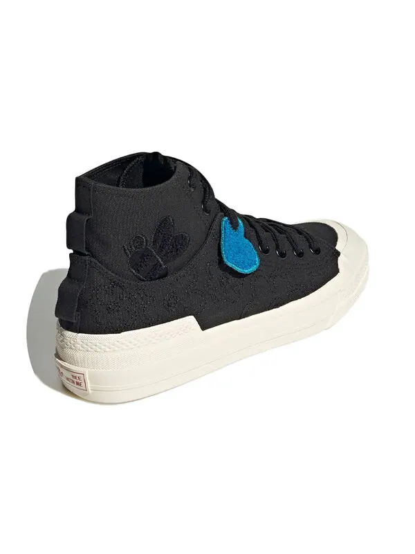 Кроссовки melting sadness x nizza high dl Adidas — изображение 4 из 4, черный/синий/зеленый