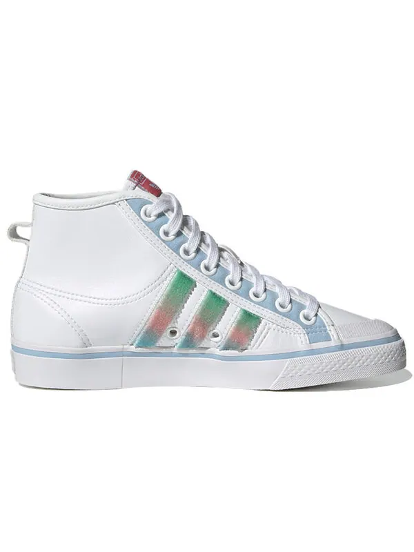Кроссовки Adidas originals Nizza Hi Shoes Women's — изображение 2 из 6, белый