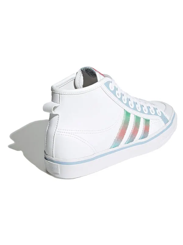 Кроссовки Adidas originals Nizza Hi Shoes Women's — изображение 4 из 6, белый