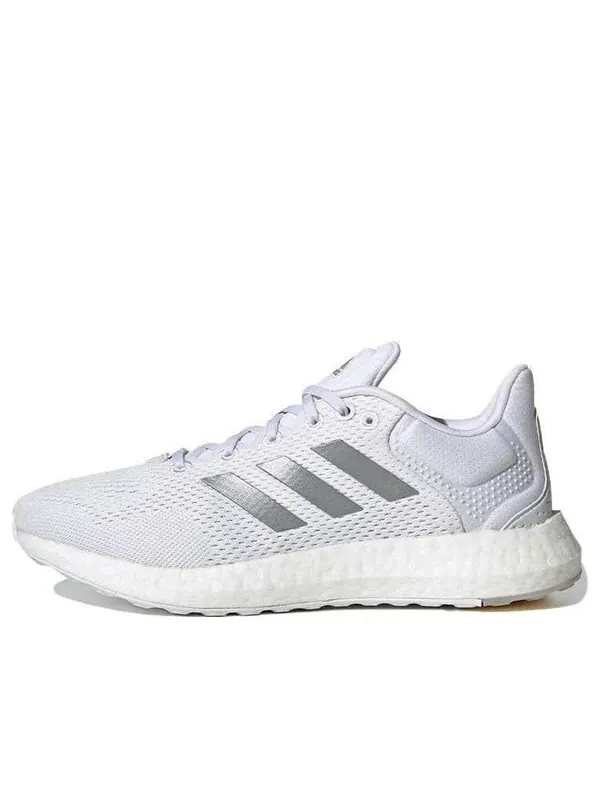 Кроссовки pureboost 21 Adidas — изображение 1 из 4, белый/серебристый
