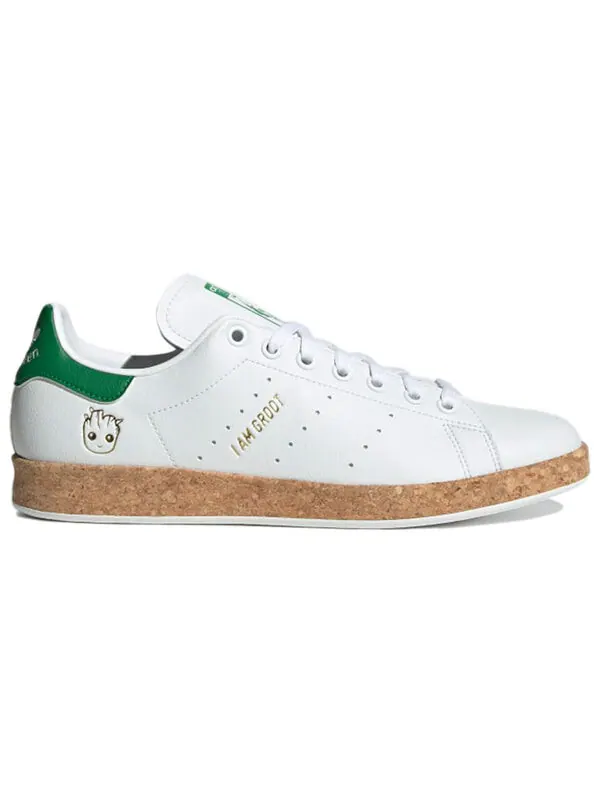 Кроссовки marvel x stan smith Adidas — изображение 2 из 4, белый/зеленый