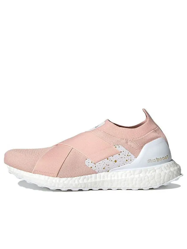 Кроссовки ультрабуст слип на днк Adidas — изображение 1 из 4, белый/розовый