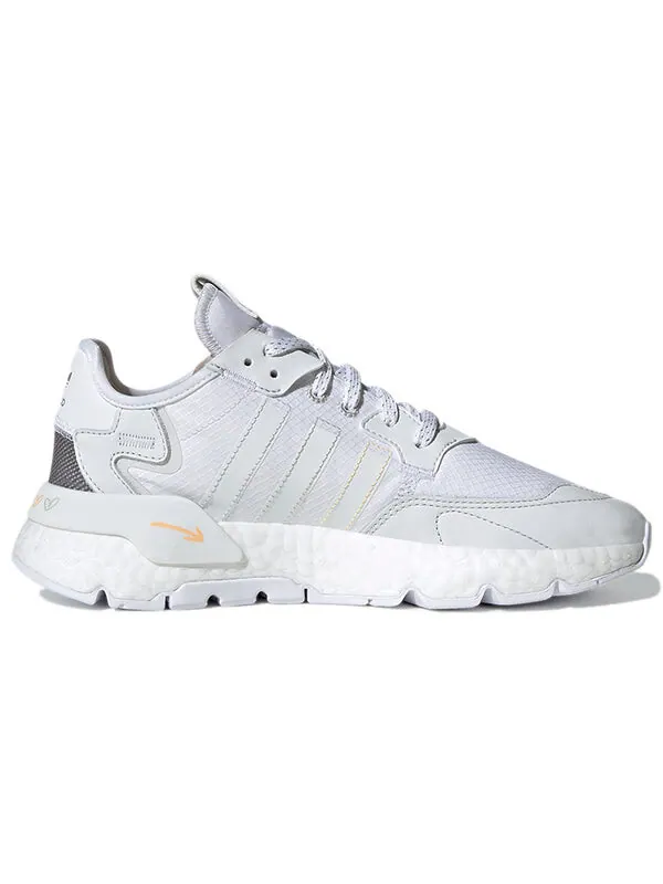 Кроссовки оригинальные nite jogger Adidas — изображение 2 из 4, белый/серый