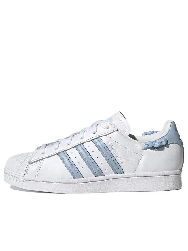 Кроссовки суперзвезда Adidas — изображение 1 из 4, белый/синий