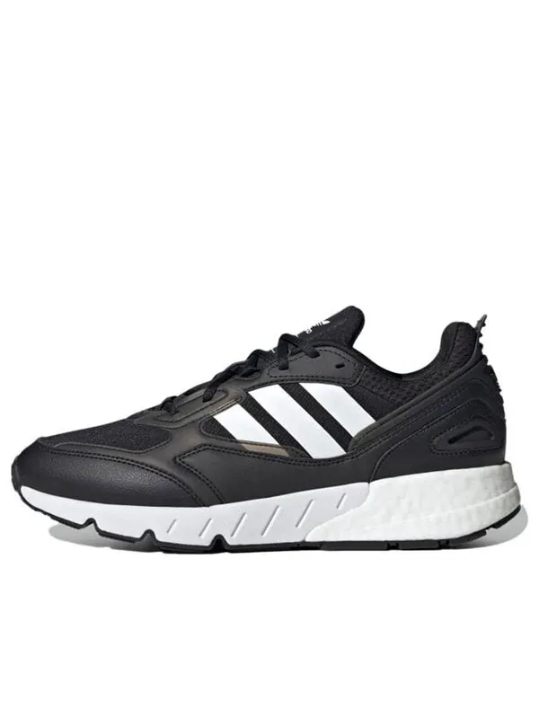 Кроссовки оригинал zx 1k boost 2.0 Adidas — изображение 1 из 4, черный/черный/белый