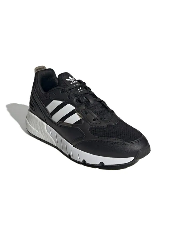Кроссовки оригинал zx 1k boost 2.0 Adidas — изображение 3 из 4, черный/черный/белый