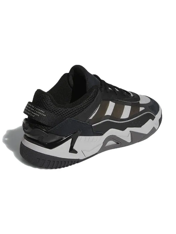 Кроссовки оригиналы niteball Adidas — изображение 4 из 4, черный/серый