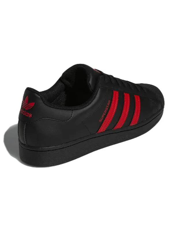 Кроссовки суперзвезда Adidas — изображение 4 из 4, черный/красный