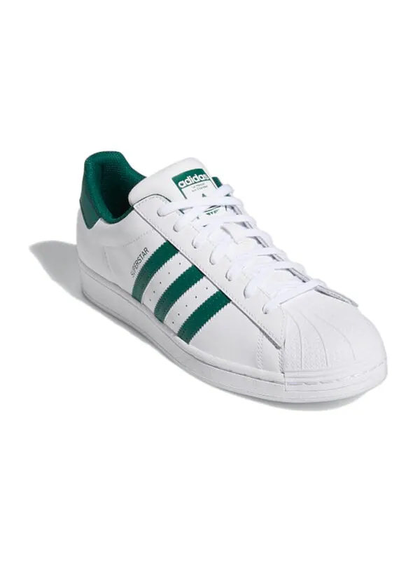 Кроссовки суперзвезда Adidas — изображение 3 из 4, белый/зеленый