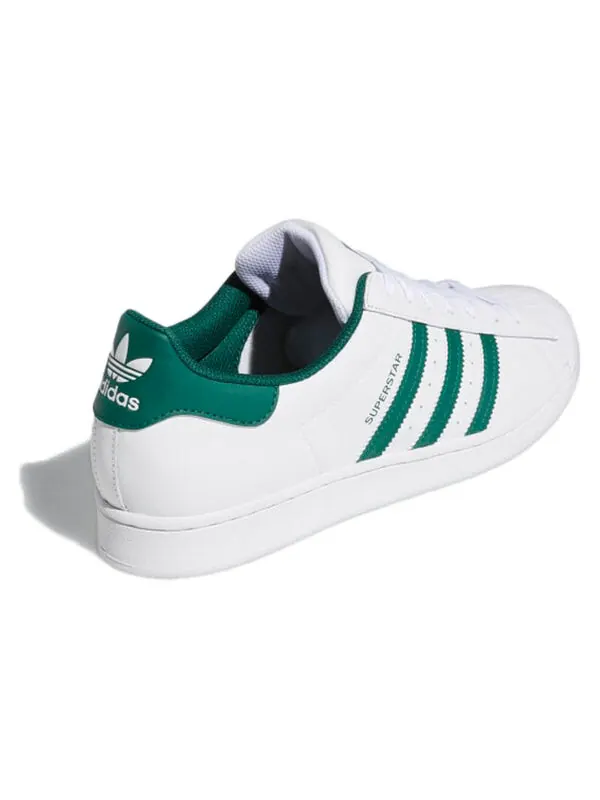 Кроссовки суперзвезда Adidas — изображение 4 из 4, белый/зеленый