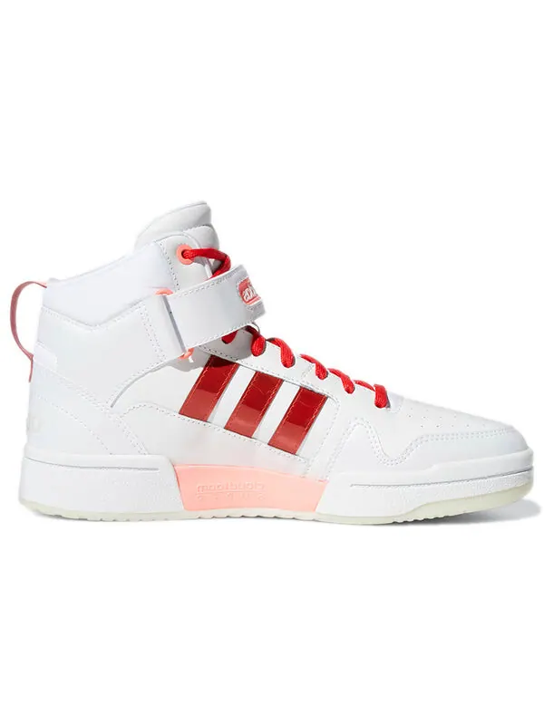 Кроссовки (WMNS) adidas neo Postmove Mid 'White Red' — изображение 2 из 4, белый/красный