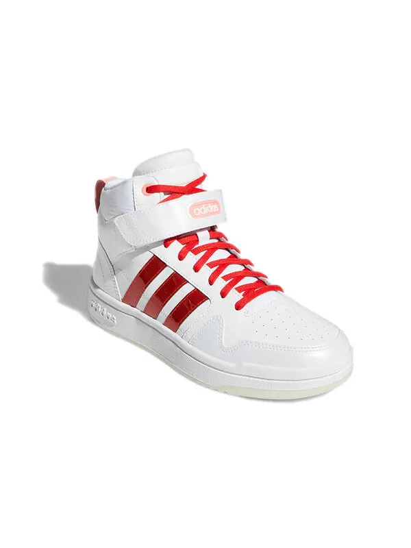 Кроссовки (WMNS) adidas neo Postmove Mid 'White Red' — изображение 3 из 4, белый/красный