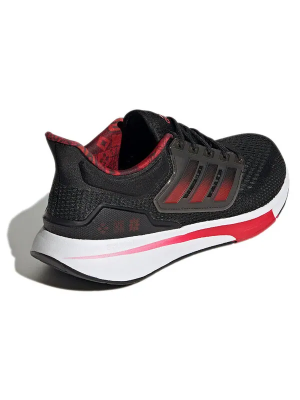 Кроссовки eq21 run Adidas — изображение 4 из 4, черный/красный