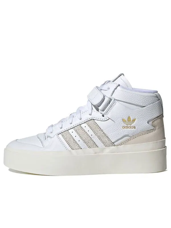 Кроссовки форум bonega mid Adidas — изображение 1 из 4, белый/коричневый