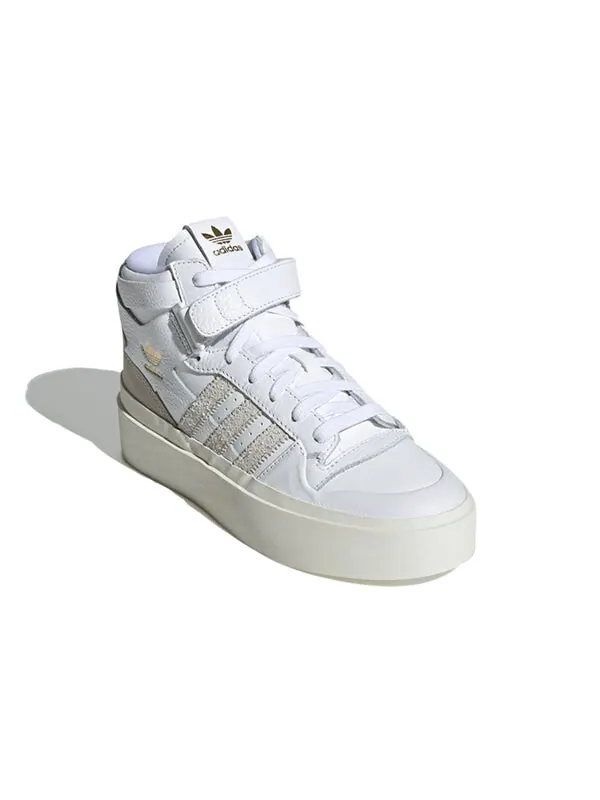 Кроссовки форум bonega mid Adidas — изображение 3 из 4, белый/коричневый