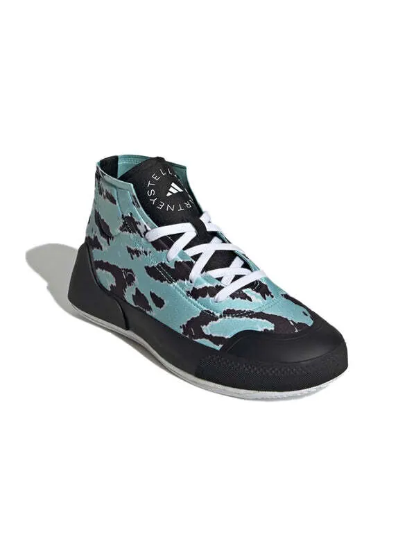 Кроссовки (WMNS) adidas Stella McCartney x adidas Treino Mid Graphic 'Black Blue' — изображение 3 из 4, черный/синий