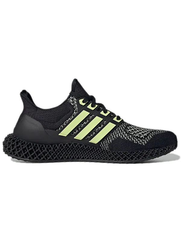 Кроссовки ultra 4d 'black almost lime' Adidas — изображение 2 из 4, черный