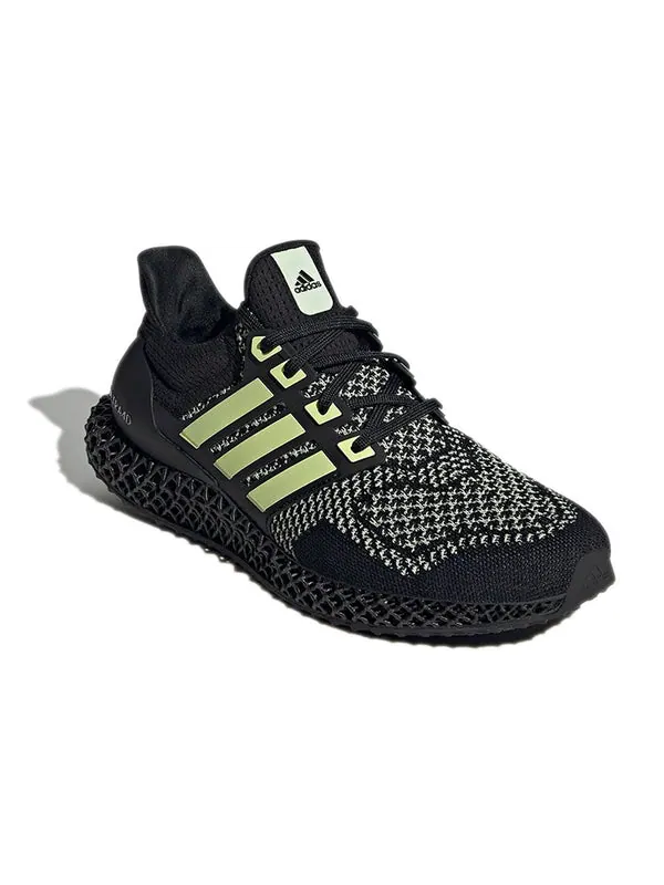 Кроссовки ultra 4d 'black almost lime' Adidas — изображение 3 из 4, черный