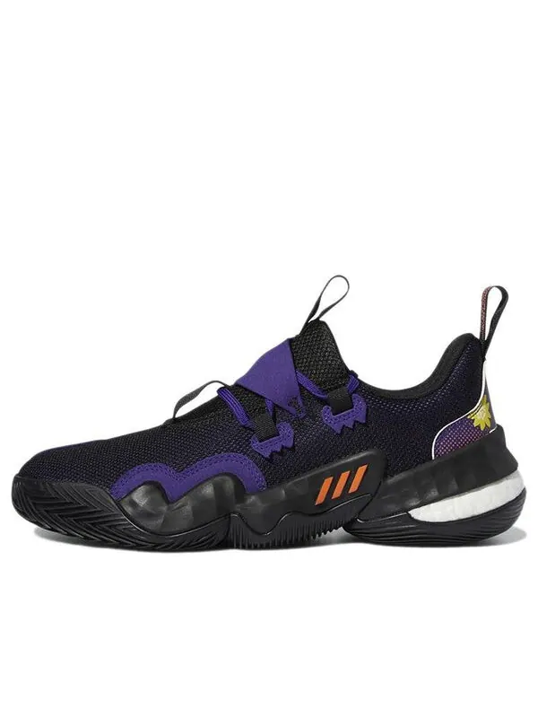 Кроссовки trae young 1 Adidas — изображение 1 из 4, черный/фиолетовый