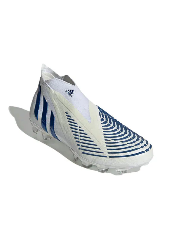 Кроссовки Predator Edge AG Adidas — изображение 3 из 4, белый/синий
