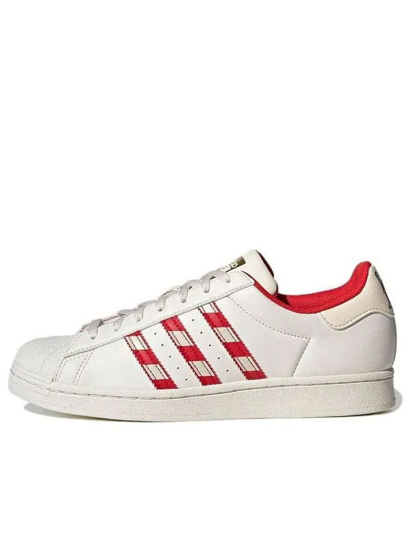 Кроссовки оригиналы суперзвезда Adidas — изображение 1 из 4, белый/красный