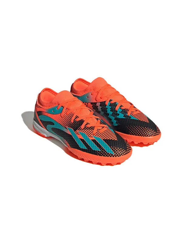 Кроссовки x газонные ботинки Speedportal Messi.3 Adidas — изображение 2 из 4, оранжевый//черный