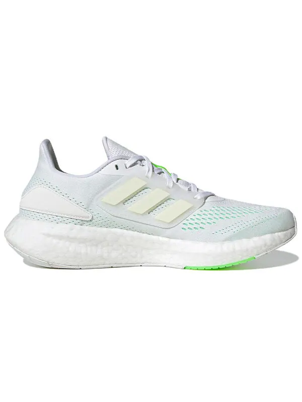 Кроссовки pureboost 22 Adidas — изображение 2 из 4, белый/зеленый