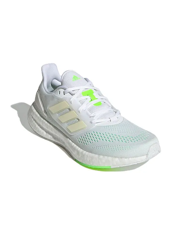Кроссовки pureboost 22 Adidas — изображение 3 из 4, белый/зеленый