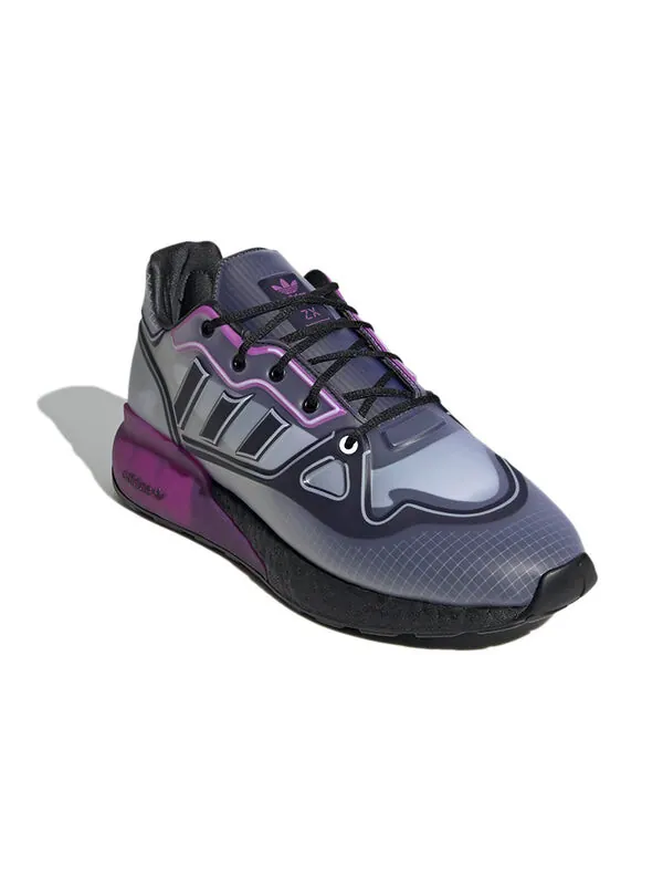 Кроссовки оригиналы zx 2k boost futureshell Adidas — изображение 3 из 4, синий/фиолетовый/белый
