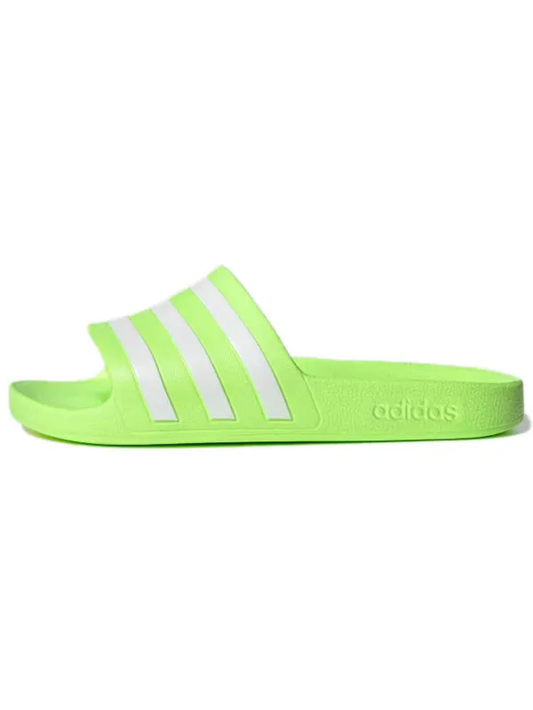 Кроссовки adilette aqua slides Adidas — изображение 2 из 4, зеленый/белый/зеленый