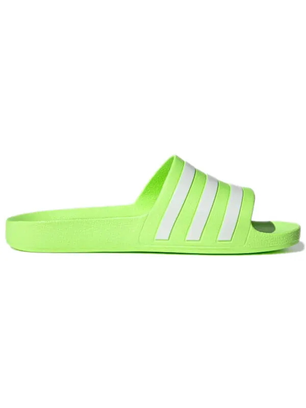 Кроссовки adilette aqua slides Adidas — изображение 3 из 4, зеленый/белый/зеленый