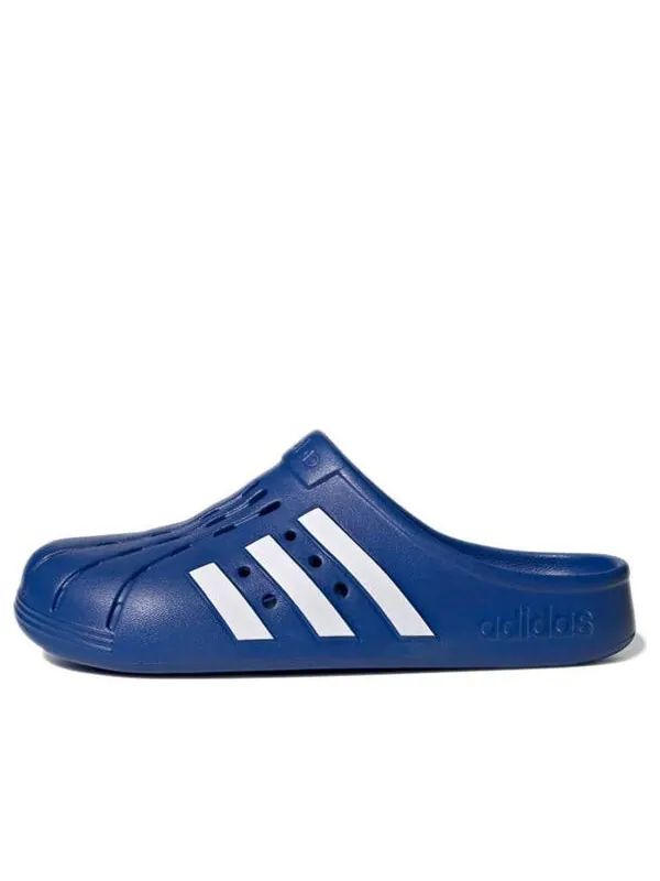 Тапочки adilette clog 'royal blue' Adidas — изображение 1 из 4, синий