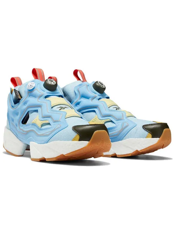 Кроссовки billionaire boys club x instapump fury boost 'water' Reebok — изображение 3 из 4, синий