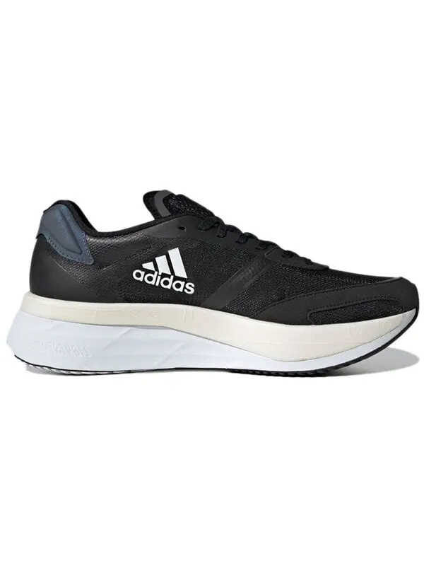 Кроссовки adizero boston 10 широкий Adidas — изображение 2 из 4, черный/белый/серый