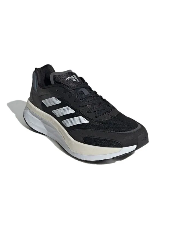 Кроссовки adizero boston 10 широкий Adidas — изображение 3 из 4, черный/белый/серый