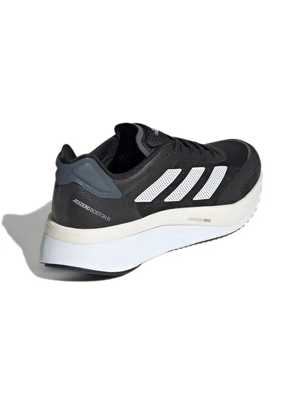 Кроссовки adizero boston 10 широкий Adidas — изображение 4 из 4, черный/белый/серый