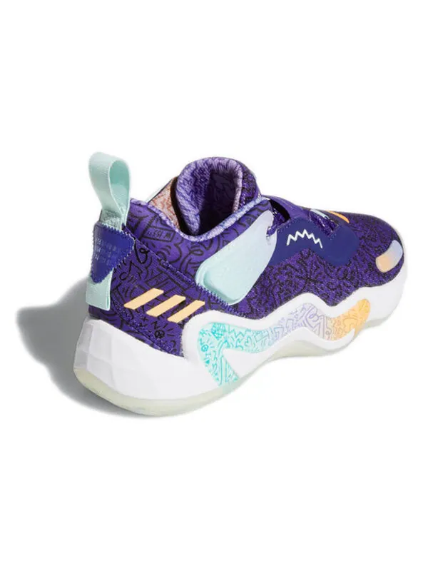 Кроссовки дон проблема №3 большие дети Adidas — изображение 4 из 4, фиолетовый/синий