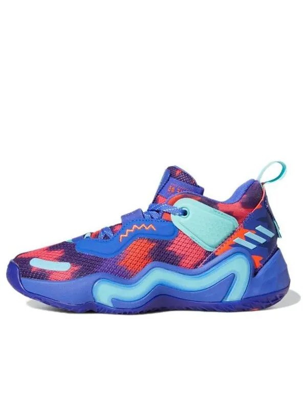 Кроссовки Дон выпуск №3 Adidas — изображение 1 из 4, голубой/красный
