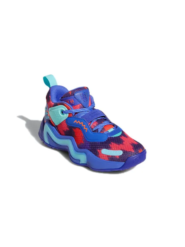Кроссовки Дон выпуск №3 Adidas — изображение 3 из 4, голубой/красный