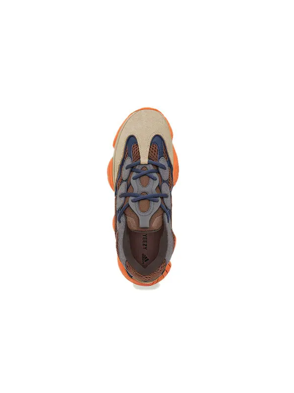 Кроссовки 500 Adidas Yeezy — изображение 4 из 4, синий/оранжевый