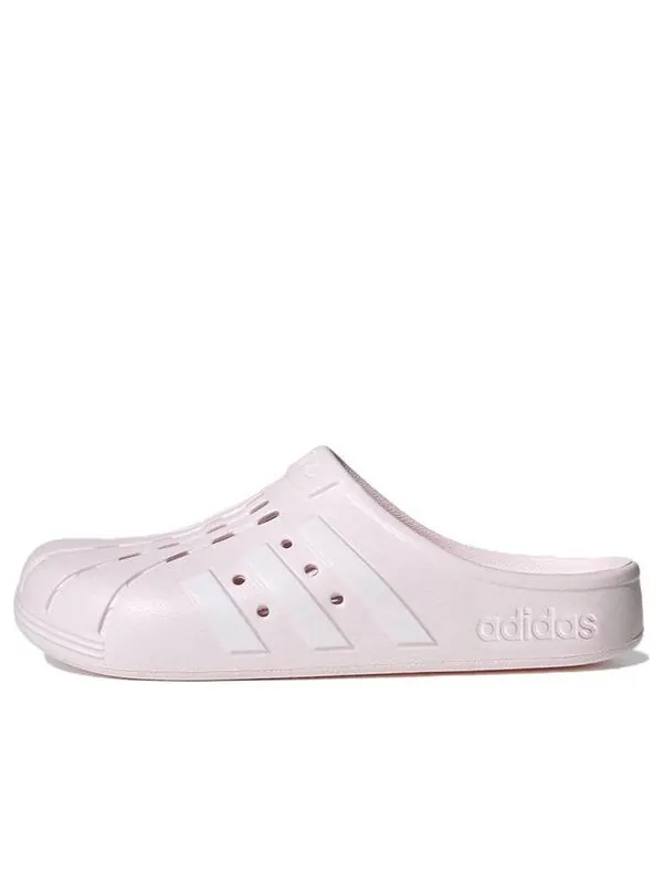 Тапочки adilette clog 'almost pink' Adidas — изображение 1 из 4, розовый