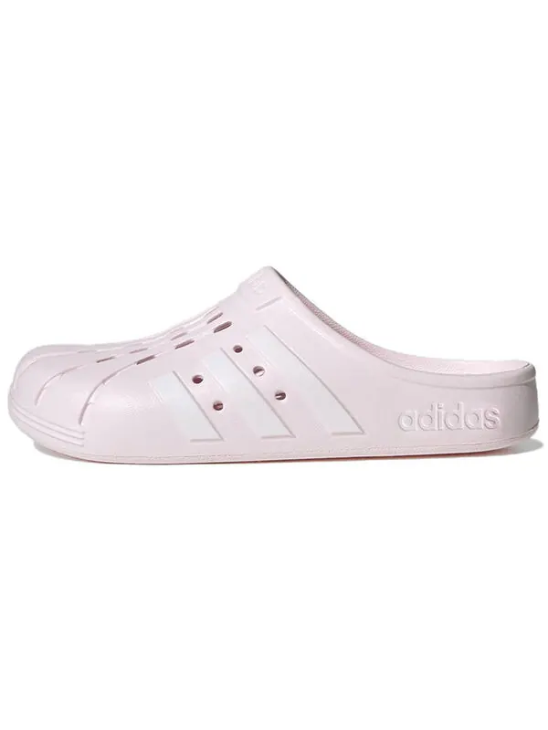Тапочки adilette clog 'almost pink' Adidas — изображение 2 из 4, розовый