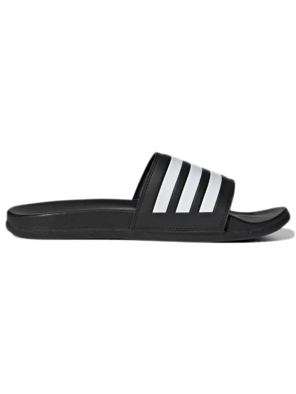 Тапочки adilette комфорт слайд Adidas — изображение 2 из 4, черный/белый