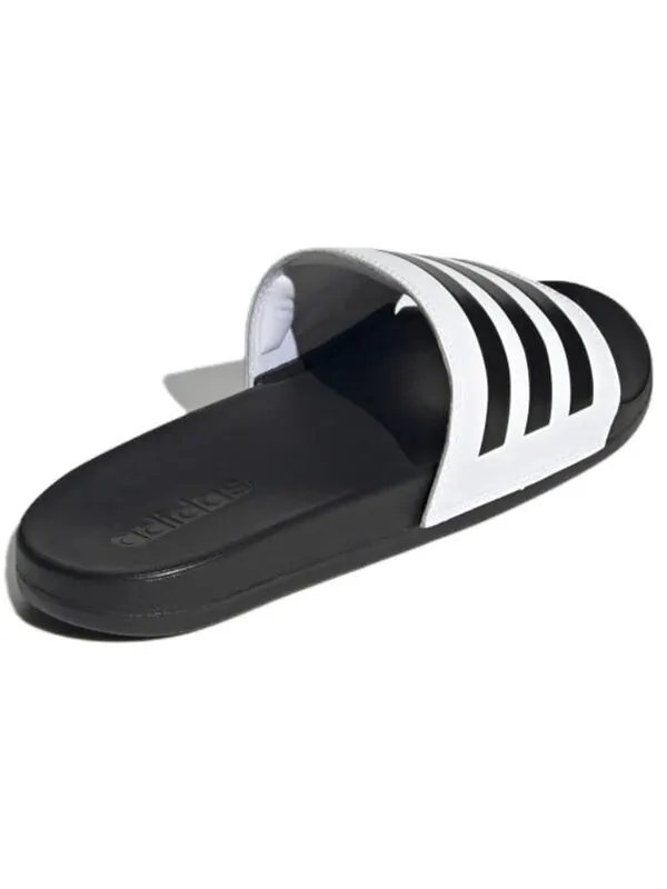 Тапочки adilette comfort slide 'white black' Adidas — изображение 4 из 4, черный/белый