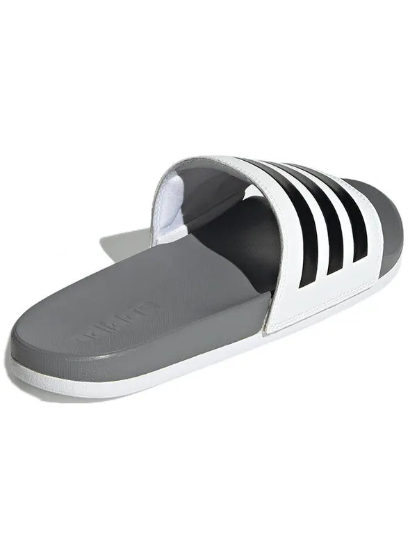 Тапочки adilette comfort slide 'white grey' Adidas — изображение 4 из 4, белый/черный